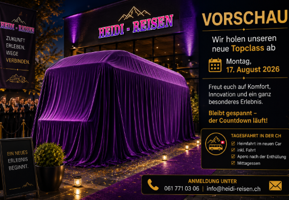 Enthüllung Top Class mit Jungfernfahrt